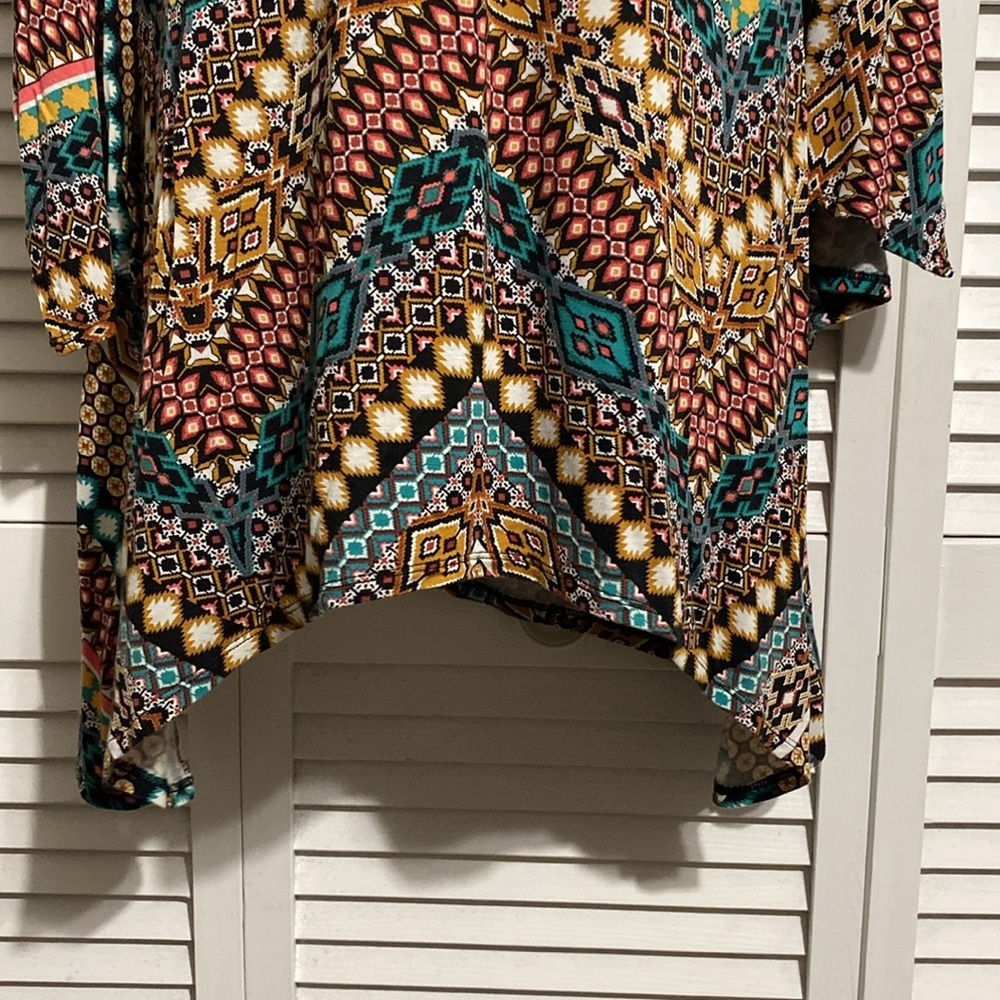 Wrangler Western Slimming V Pattern Dress - Picture 9 of 12